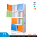 China Mingxiu Colorful Metal Lockers Storage Cabinets / 8 Doors Steel Locker